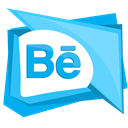 Behance, Social, Logo, portfolio, media DeepSkyBlue icon