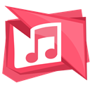 music, Note, store, sound, itunes Black icon