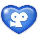 media, Viddler, Social RoyalBlue icon