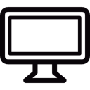 hardware, screen, Computer, technology Black icon