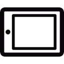 Tablet, hardware, Tools And Utensils, Computers Black icon
