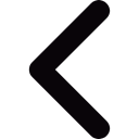 Arrows, left arrow, Direction, Directional Sign Black icon