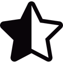 shapes, Star Shape, star, Star Outline Black icon