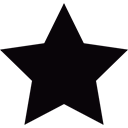 Star Shape, Star Silhouette, star, shapes Black icon