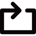 Arrows, Loop, square, Arrow Black icon