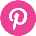 pink, round, media, Social, pinterest Icon