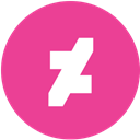 Social, Deviantart, pink, media, round DeepPink icon