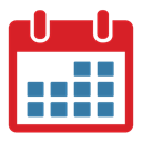 Schedule, timetable, Calendar, Appointment, numbers Icon