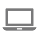 Display, Laptop, pc, Device, Computer, screen Black icon