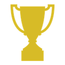 reward, competition, win, winning, success, Prize, trophy Goldenrod icon