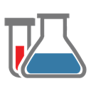 chemical reaction, flask, tube, Chemistry, research, chemical Icon