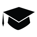 graducation-cap, degree, education, Graduate, diploma Black icon