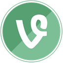 App, shortvideo, media, Vine, video, creative DarkSeaGreen icon