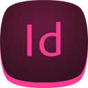 Indesign, adobe, Id DarkSlateGray icon