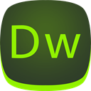 adobe, dreamweaver, dw DarkOliveGreen icon