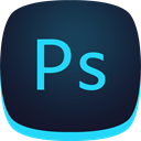 photoshop, adobe, Design, graphic, tools, Ps DarkSlateGray icon