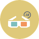 entertainment, movie, cinema, film, Glasses BurlyWood icon
