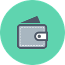 money in wallet, Money, Cash, Finance, wallet MediumAquamarine icon