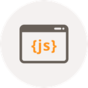Coding, Code, website, script, Javascript, window, Development WhiteSmoke icon