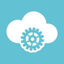 optimization, preferences, settings, Cloud computing, Gear, Cloud MediumTurquoise icon
