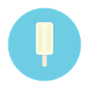 Cream, stick, Ice, Dessert, vanilla SkyBlue icon