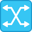 Cisco, switch, stencil, visio, networking, Atm MediumTurquoise icon