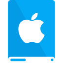 drive, Lb, White, Apple DeepSkyBlue icon