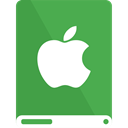 green, drive, White, Apple MediumSeaGreen icon
