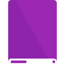 purple, White, drive Icon