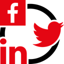 twitter, social networks, Mobile, group, trust circle, meeting, Facebook Red icon