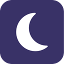 Moon, night, Clear, weather DarkSlateGray icon