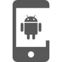 Device, Android, Mobile DimGray icon