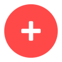 create, Add, open, new, plus, Folder Tomato icon