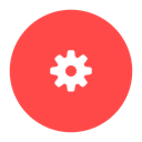 Options, preferences, Setting, Gear, system, settings, configuration Tomato icon