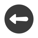 Back, Direction, Left, Move, previous, Arrow DarkSlateGray icon