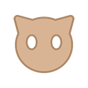virus, Eyes, ears, round, bot, Android, Brown Tan icon
