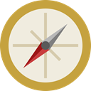 location, compass, navigation, navigate, Arrow, Direction, Pointer Beige icon