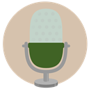 mic, vintage, Condenser, Microphone Silver icon