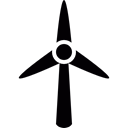wind, Device, Kinetic, Tools And Utensils, Ecologic, Turbine, Energy Black icon