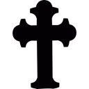 cross, Christianity, religion, church, temple, christian Black icon