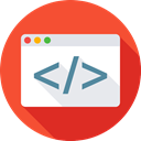 Programming, Code, html, Coding, web Tomato icon