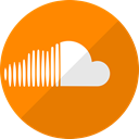 media, sound, Soundcloud, Audio, Cloud, music, Social DarkOrange icon