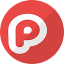 Social, Plurk, media, network IndianRed icon