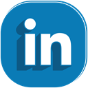 media, network, Connection, Social, Linkedin DarkCyan icon