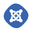 Joomla, Logo, Content, Coding, script, management, cms SteelBlue icon