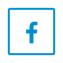 network, Social, Connection, square, media, share, Facebook Black icon