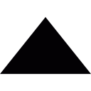 Polygon, Arrows, Triangles, Arrow, upload, up arrow Black icon
