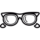 Glasses, reading glasses, eyeglasses, fashion, optical Black icon
