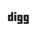 Social, Digg2 Black icon