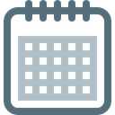 Calendar, Appointment, event, timetable, date, Schedule, plan Silver icon